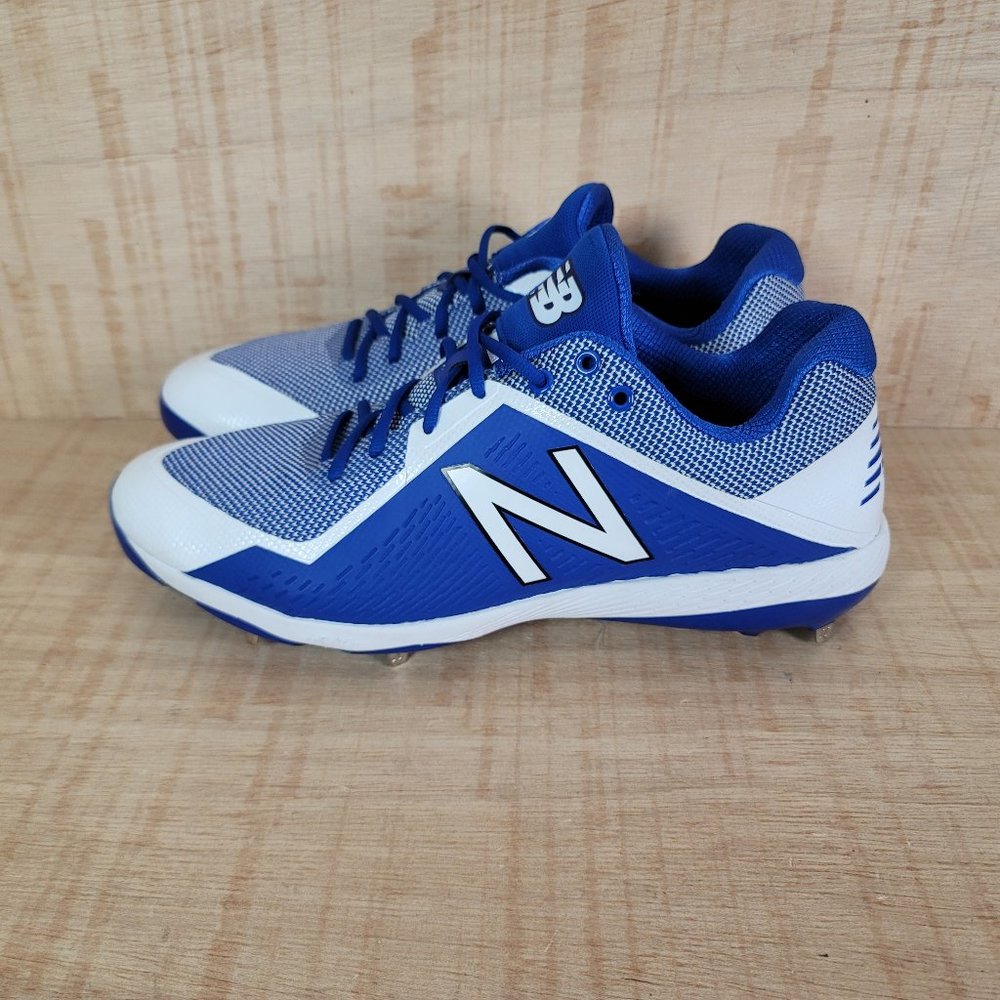 New Balance Baseball Metal Cleats Blue Mens Size 16 L4040TB4 Sports Baseball